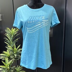 The Nike Tee, logographic Swoosh, short sleeve, tagless, 100% cotton